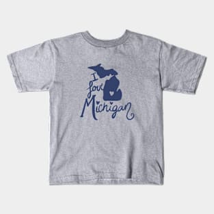 I love Michigan Kids T-Shirt